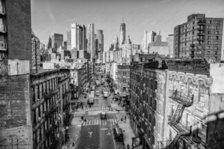 Street in New York Chinatown