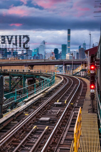 Queensboro plaza metro station in New York city