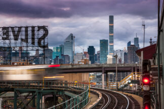 Queensboro Plaza metro station in New York city