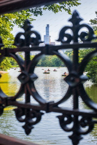 Boating lake in Central Park New York City