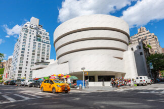 The Solomon R Guggenheim museum in New York City