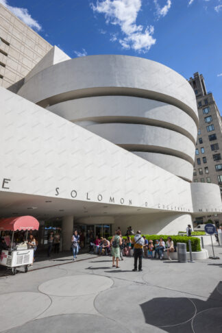 The Solomon R Guggenheim museum in New York City