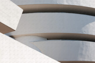 Architecture of The Solomon R Guggenheim museum in New York City