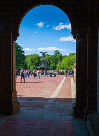 Bethesda Fountain in Central Park, New York City