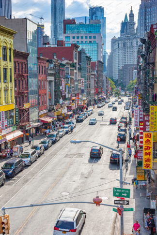 New York City, Chinatown street