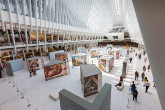 Oculus transportation hub interior, New York City