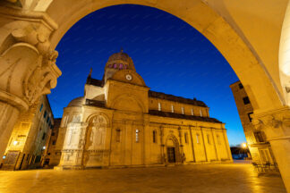 Sibenik, Cathedral of St Jamesat at night