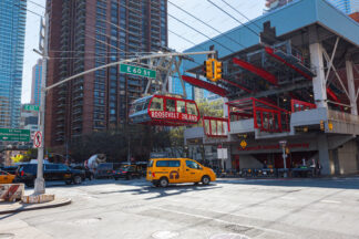 Roosevelt Island Tramway station in New York City