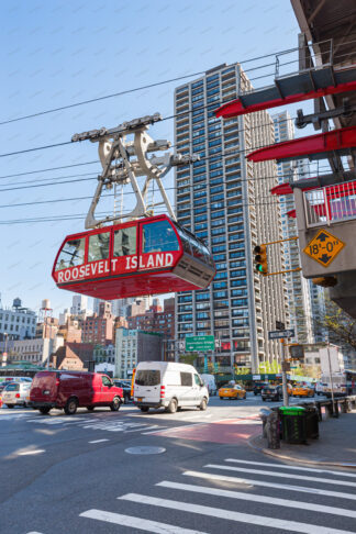 Roosevelt Island Tramway station in New York City