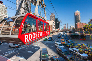 Roosevelt Island Tramway station in New York City