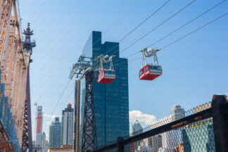 Roosevelt Island Tramway station in New York City