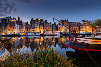 Amsterdam in the night