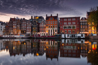 Amsterdam, water reflection