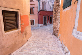 Street in old town Rovinj