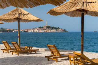 Rovinj beach