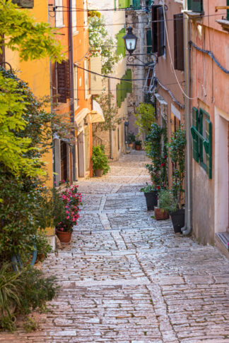 Grisia street in old town Rovinj