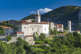 Labin old town in Istria