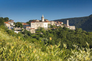 Labin old town in Istria