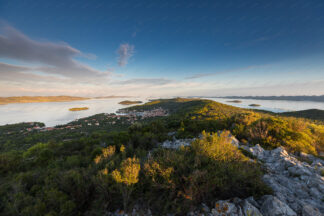 Panorama of Iz island in Croatia