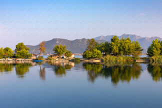 River reflection, Neretva Delta, Croatia