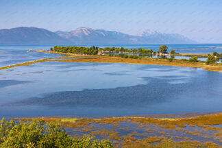 Panorama of Neretva Delta, Croatia